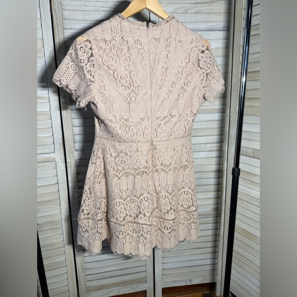 Blu Pepper Lace Dress in Cream - Picture 2 of 3